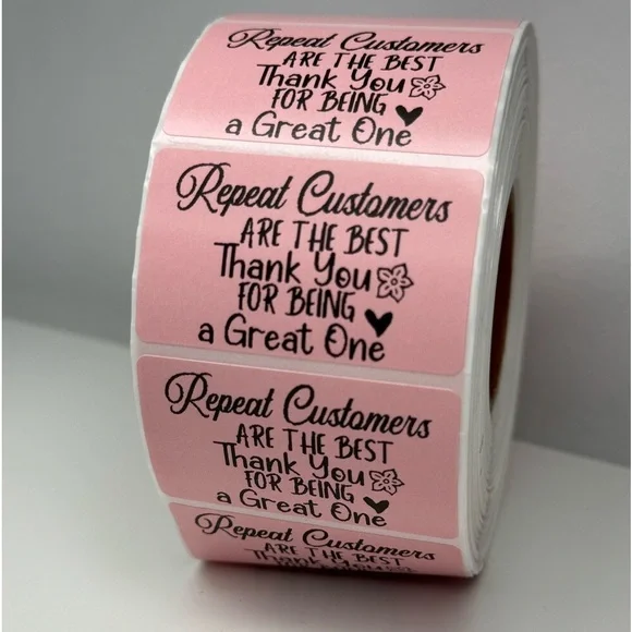 100pcs Repeat CustomersAppreciation Decorative Stickers new - Picture 8 of 13